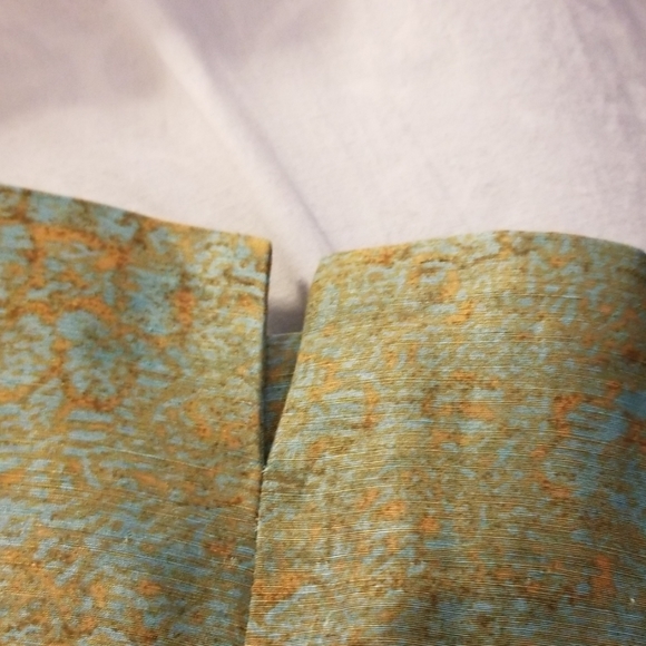 Sigred Olsen Linen/Silk Ankle Pant w/side zipper - Picture 4 of 8